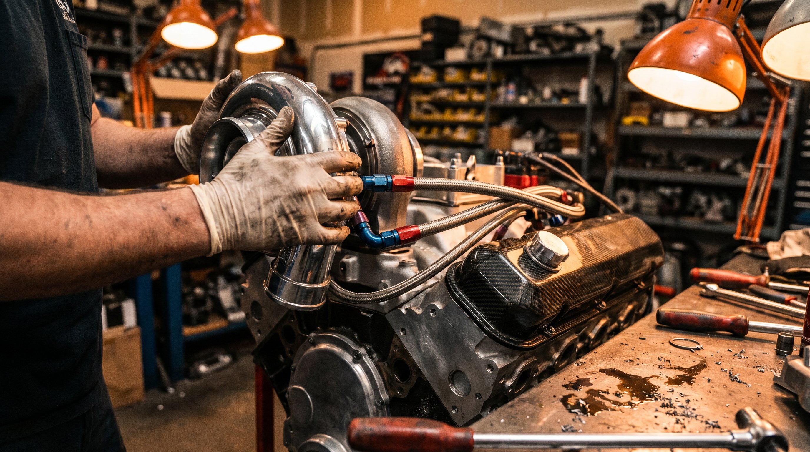 溏心vlog汽车引擎涡轮增压改装视频教程